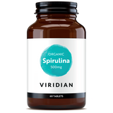 Viridian Spirulina 500mg tablets [excipient-free tablets] (Organic) 60 size #277