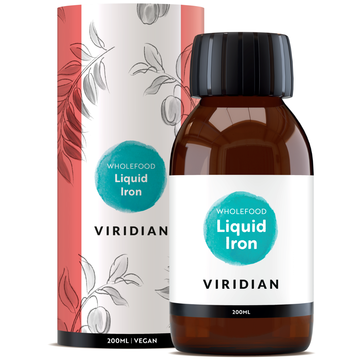 Viridian 100% Organic Liquid Iron 200ml# 323 (Expiry Date 12-2025)