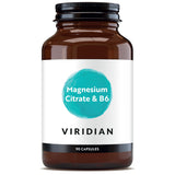 Viridian Magnesium Citrate & B6 Veg Caps 90 size #332