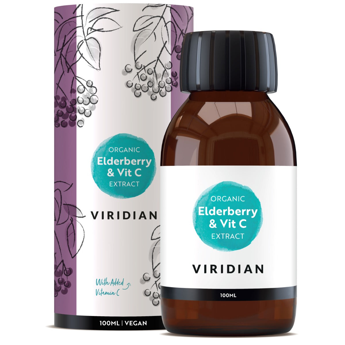 Viridian Elderberry & Vit C Extract (Organic)*  100ml size #908 Up To 30% Off