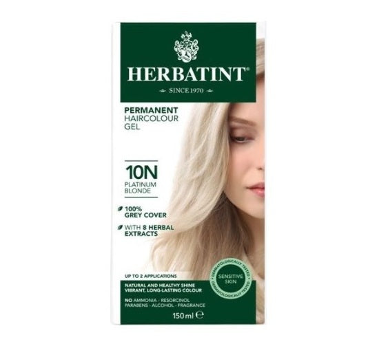 Herbatint Permanent Hair Colour 10N Platinum Blonde - Up to 34% Off