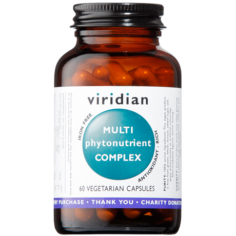 Viridian Phytonutrient Formula Multivitamin Veg Caps 60 size #116