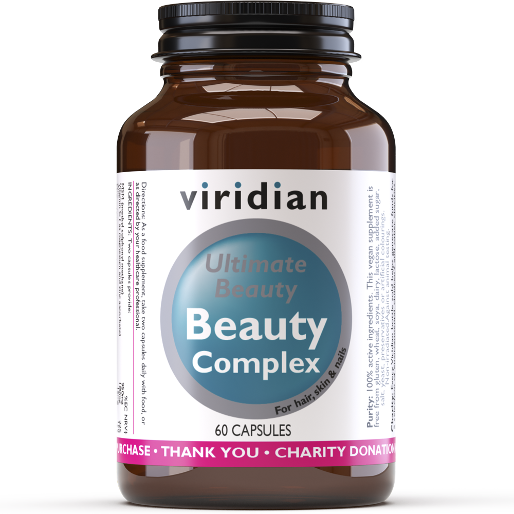 Viridian Ultimate Beauty Skin, Hair and Nails Complex Veg Caps 60 size #161 Up To 30% Off