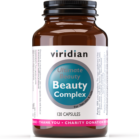 Viridian Ultimate Beauty Skin, Hair and Nails Complex Veg Caps 120 size #162