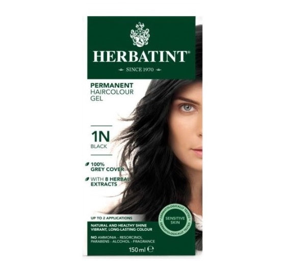 Herbatint Permanent Hair Colour 1N Black - Up to 34% Off