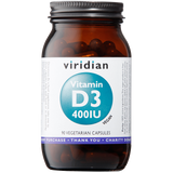 Viridian Vitamin D3 400iu Veg Caps 90 size #269