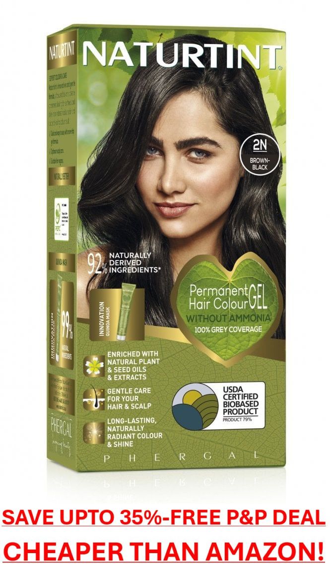 Naturtint  Permanent Hair Colourant 2N - Brown Black - Up to 35% Off