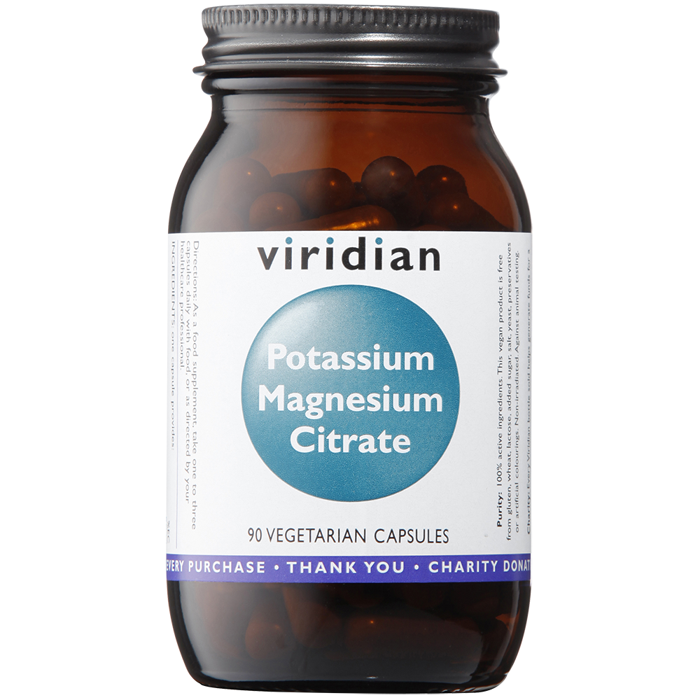 Viridian Potassium & Magnesium Citrate Veg Caps 90 size #342  Up To 40% Off