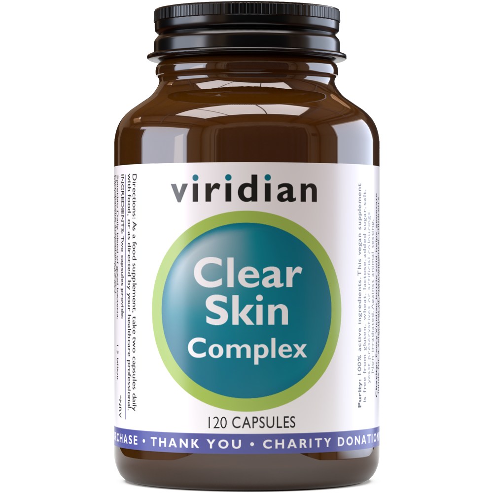 Viridian Clear Skin Complex Veg Caps 120 size #348