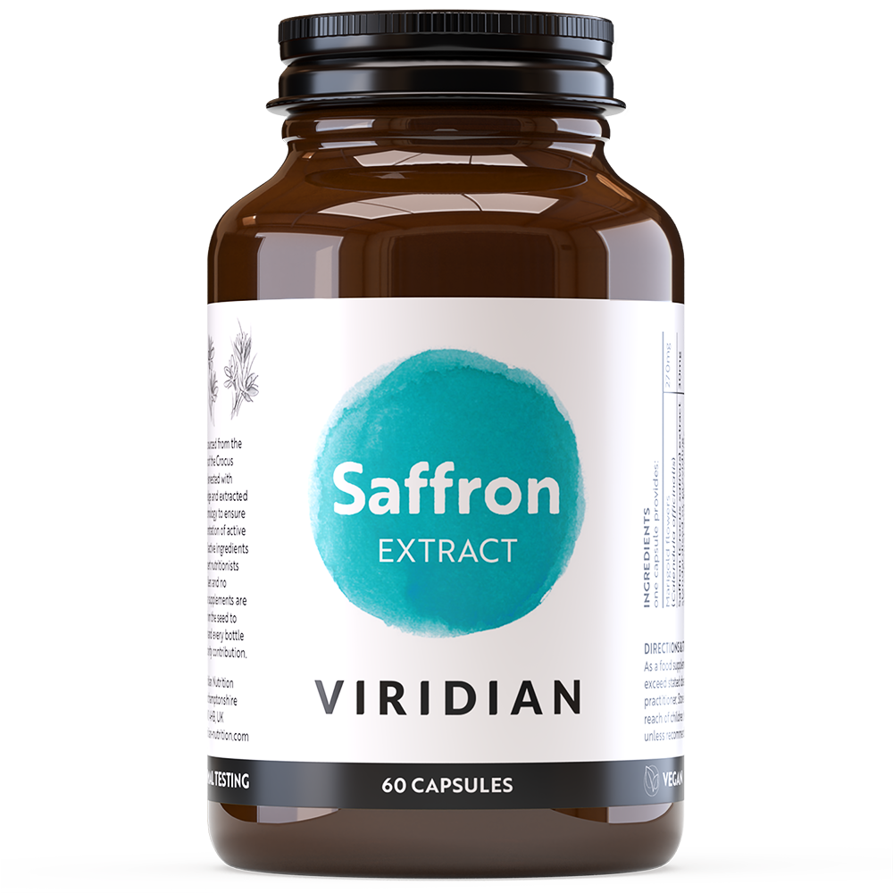 Viridian Saffron Extract 30mg Veg Caps 60 size #355  Up To 40% Off