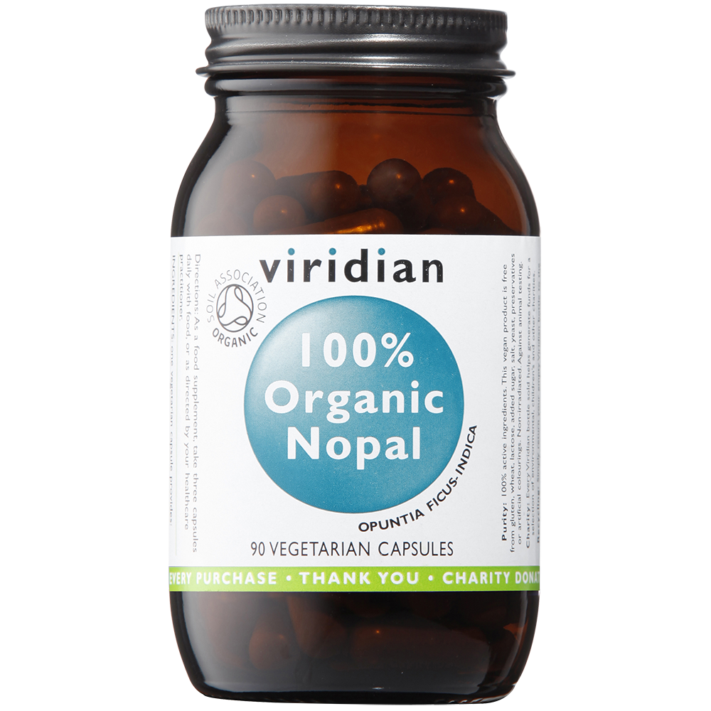 Viridian Nopal 500mg Veg Caps 90 size #373