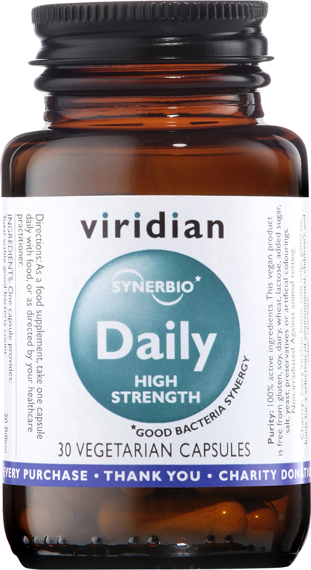 Viridian Synerbio High Strength Daily Veg Caps 30 size #460