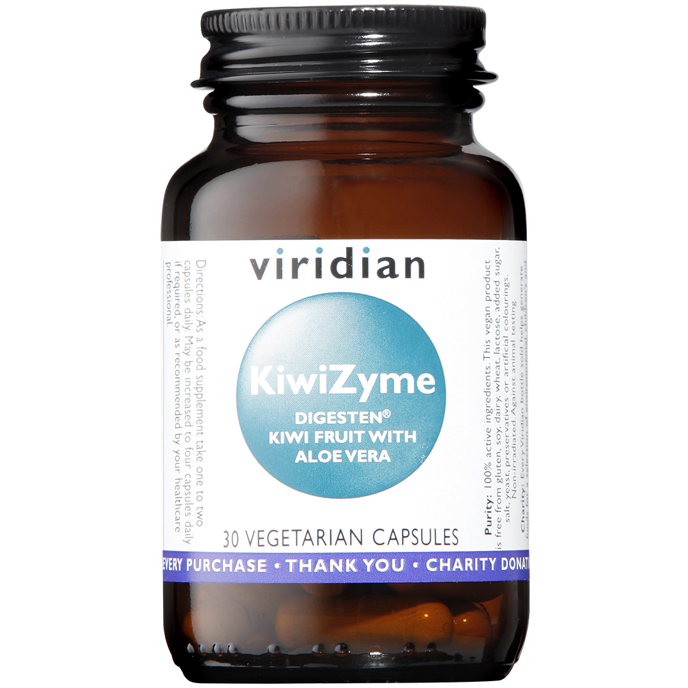 Viridian KiwiZyme Veg Caps 30 size #483