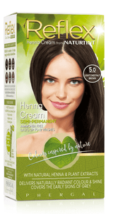 Naturtint  Reflex - 5.0 Light Chestnut Brown Semi Permanent Colour (PPD Free)