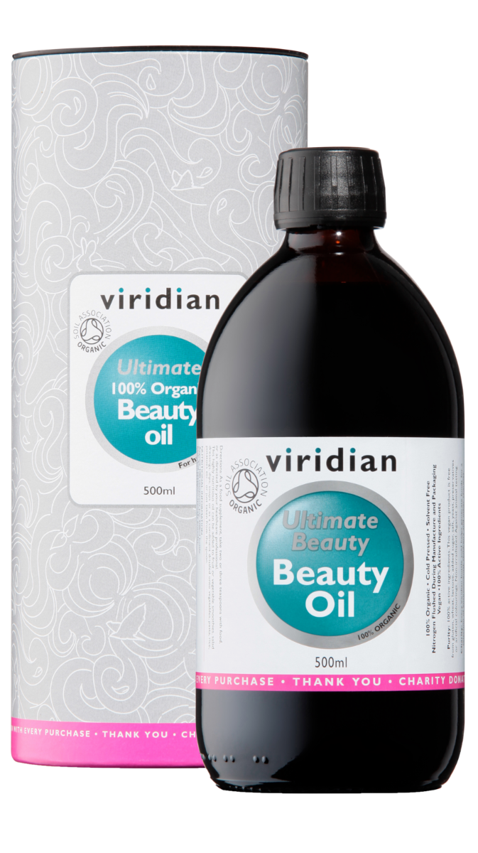 Viridian Ultimate Beauty Omega Oil (Organic) 500ml size #501