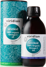 50% Off - Viridian Viridikid Omega Oil (Organic)  200ml size #525 (Expiry 09-2005)