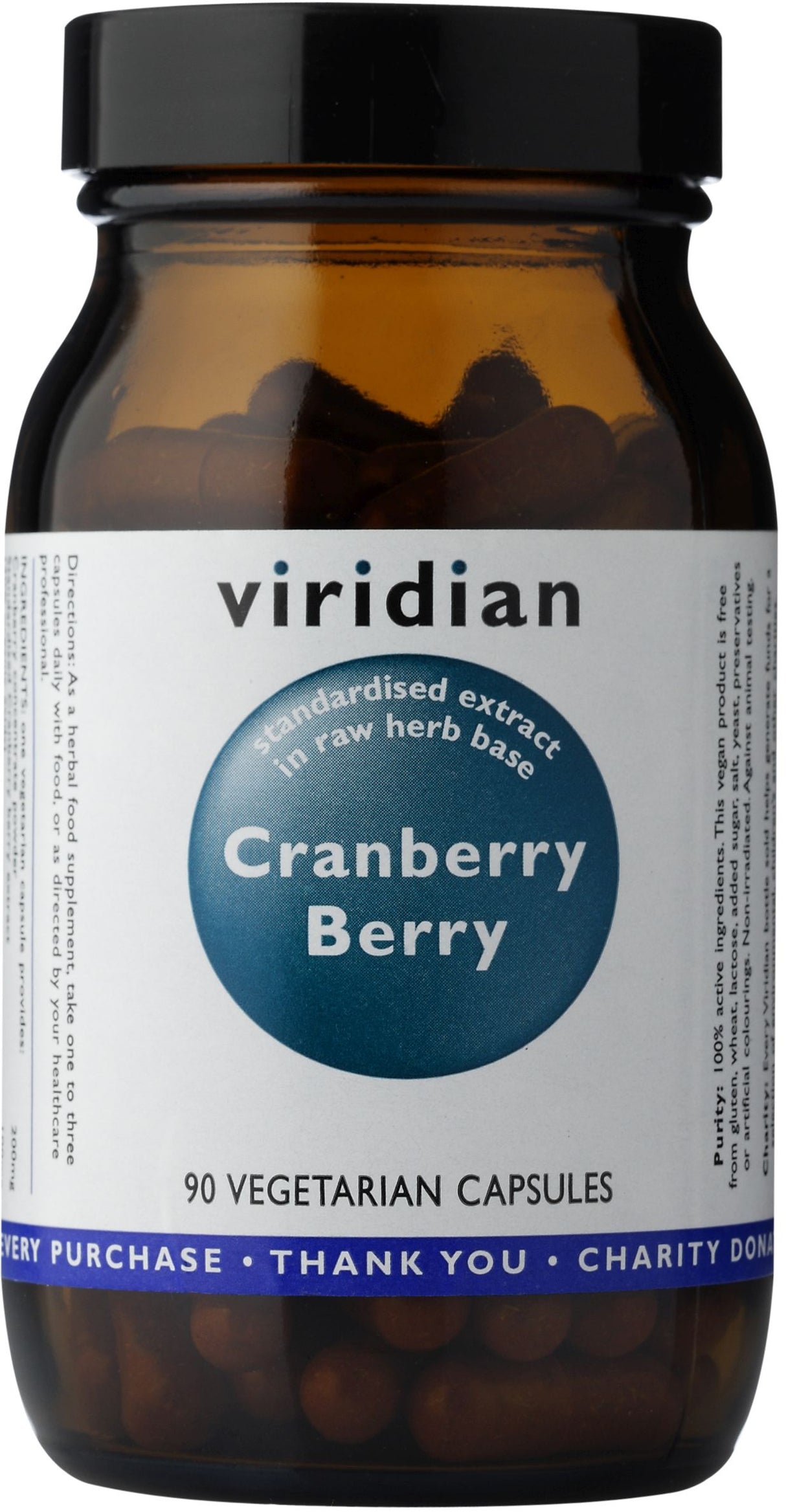 Viridian Cranberry Extract Veg Caps 90 size #807 Up To 40% Off