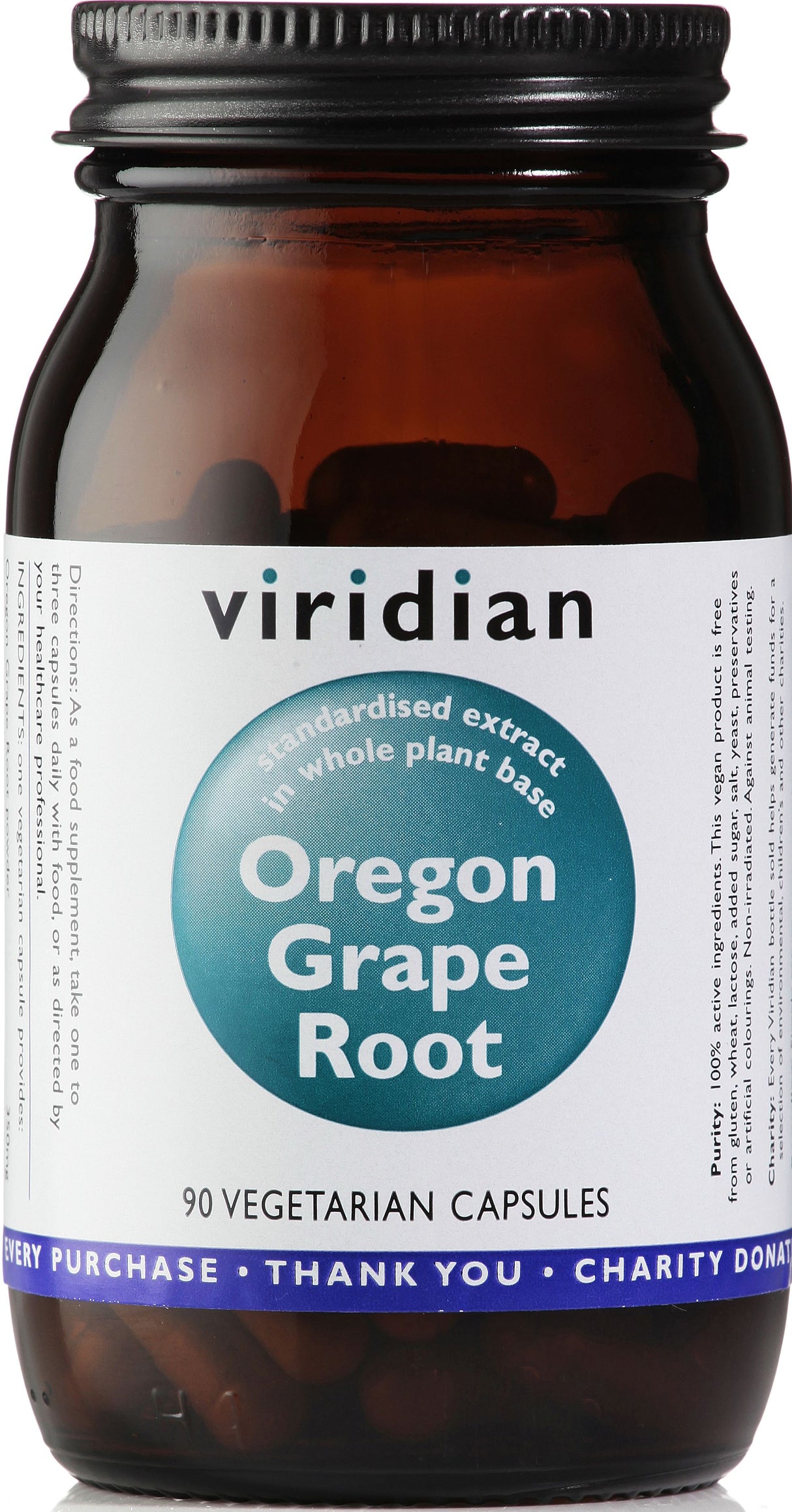 Viridian Oregon Grape 350mg Veg Caps 90 size #877 Up TO 30% Off