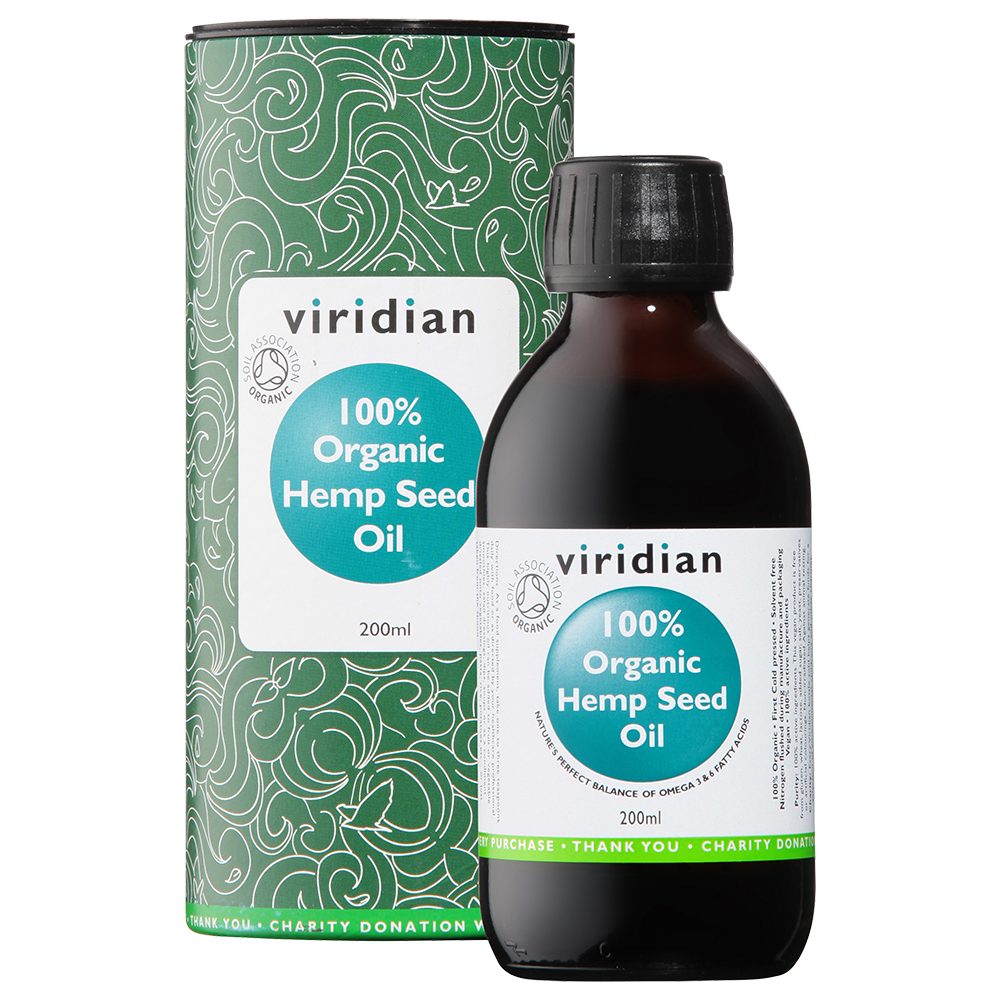 Viridian Hemp Omega Oil (Organic) ** 200ml size #510