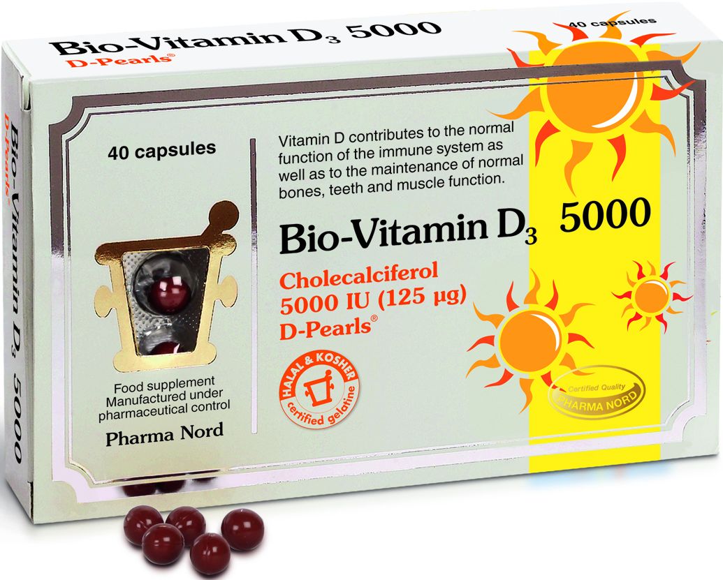 Pharma Nord Bio-Vitamin D3 5000iu-150mcg (cholecalciferol) 30 caps