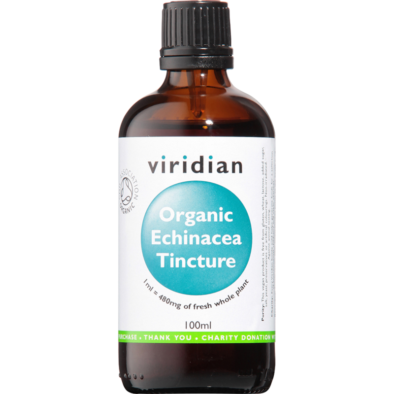 Viridian Echinacea Tincture (Organic) 100ml size #601 Up To 30% Off