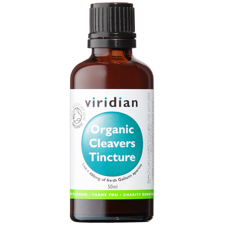 Viridian Cleavers Tincture (Organic) 50ml size #608 Up To 30% Off