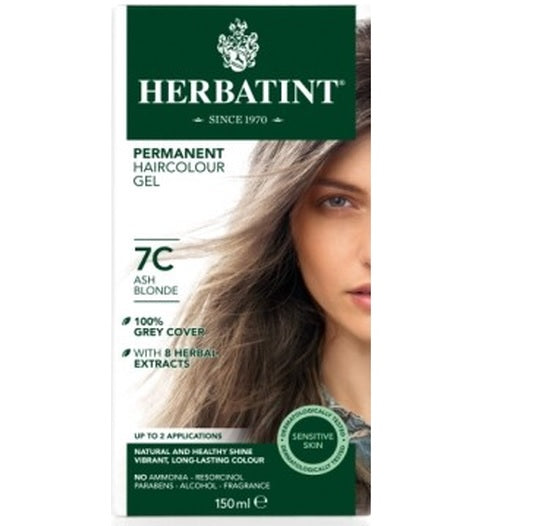 Herbatint Permanent Hair Colour 7C Ash Blonde