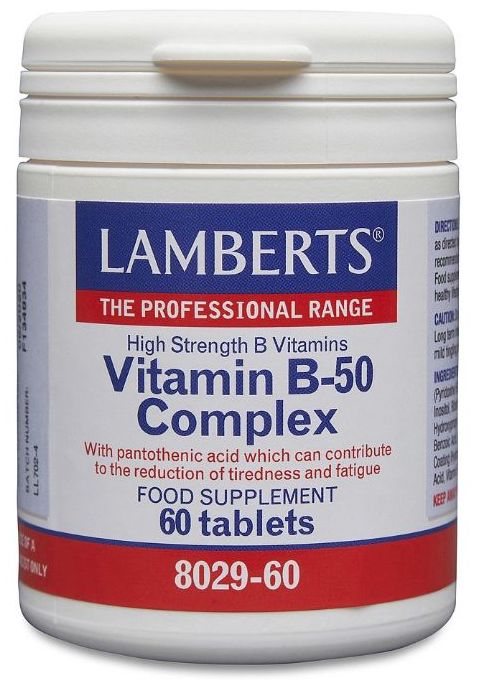 Lamberts Vitamin B-50 Complex ( 60 Tablets ) # 8029