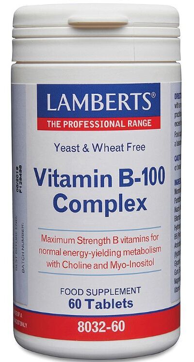 Lamberts Vitamin B-100 Complex ( 60 Tablets) # 8032