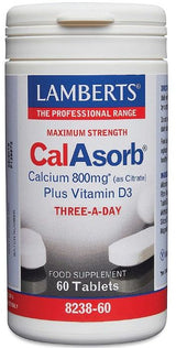 Lamberts CalAsorb - Calcium 800mg (60 Tablets) # 8238