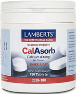 Lamberts CalAsorb - Calcium 800mg ( 180 Tablets) #8238