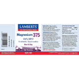 Lamberts Magnesium 375180 Tabs #8241