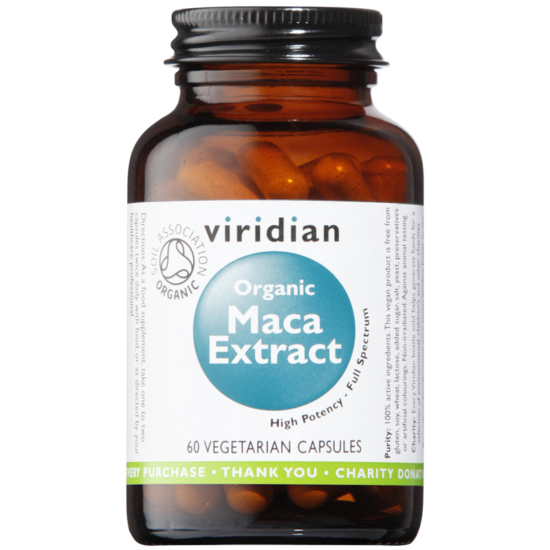 Viridian Maca Extract Veg Caps 60 size #838