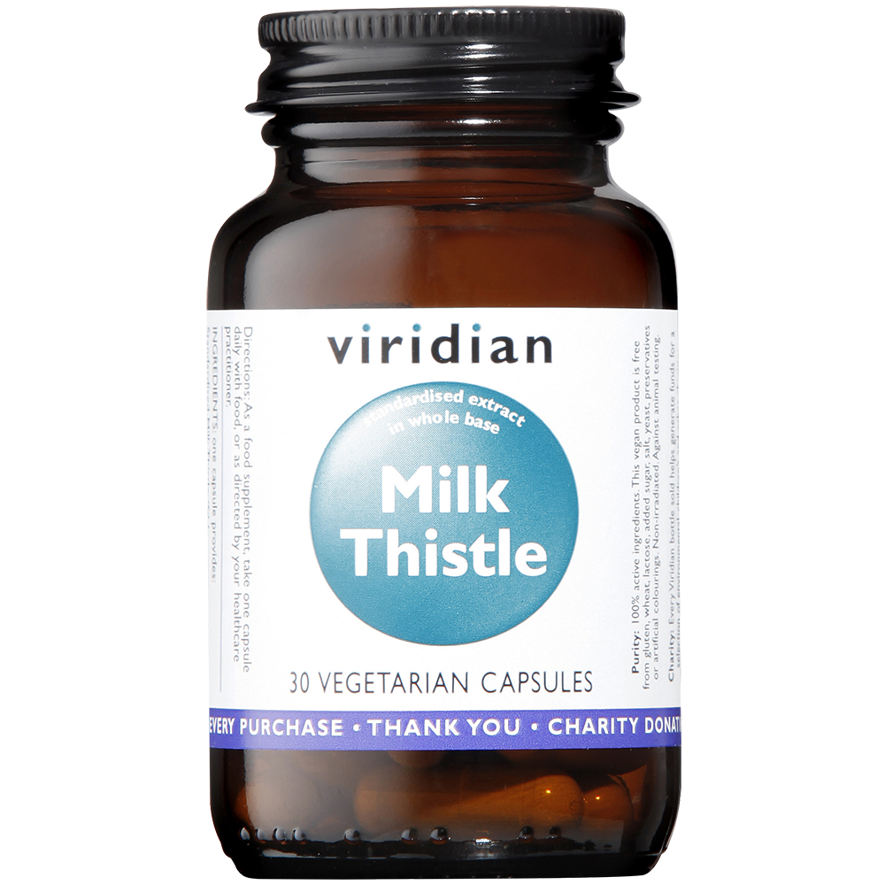 Viridian Milk Thistle Extract Veg Caps 30 size #840