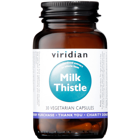 Viridian Milk Thistle Extract Veg Caps 30 size #840