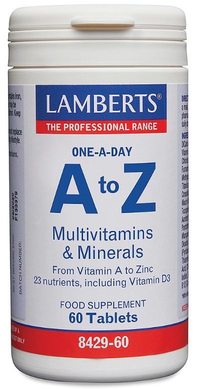 Lamberts A-Z Multi - Multivitamins & Minerals One-a-day (60 Tablets) # 8429