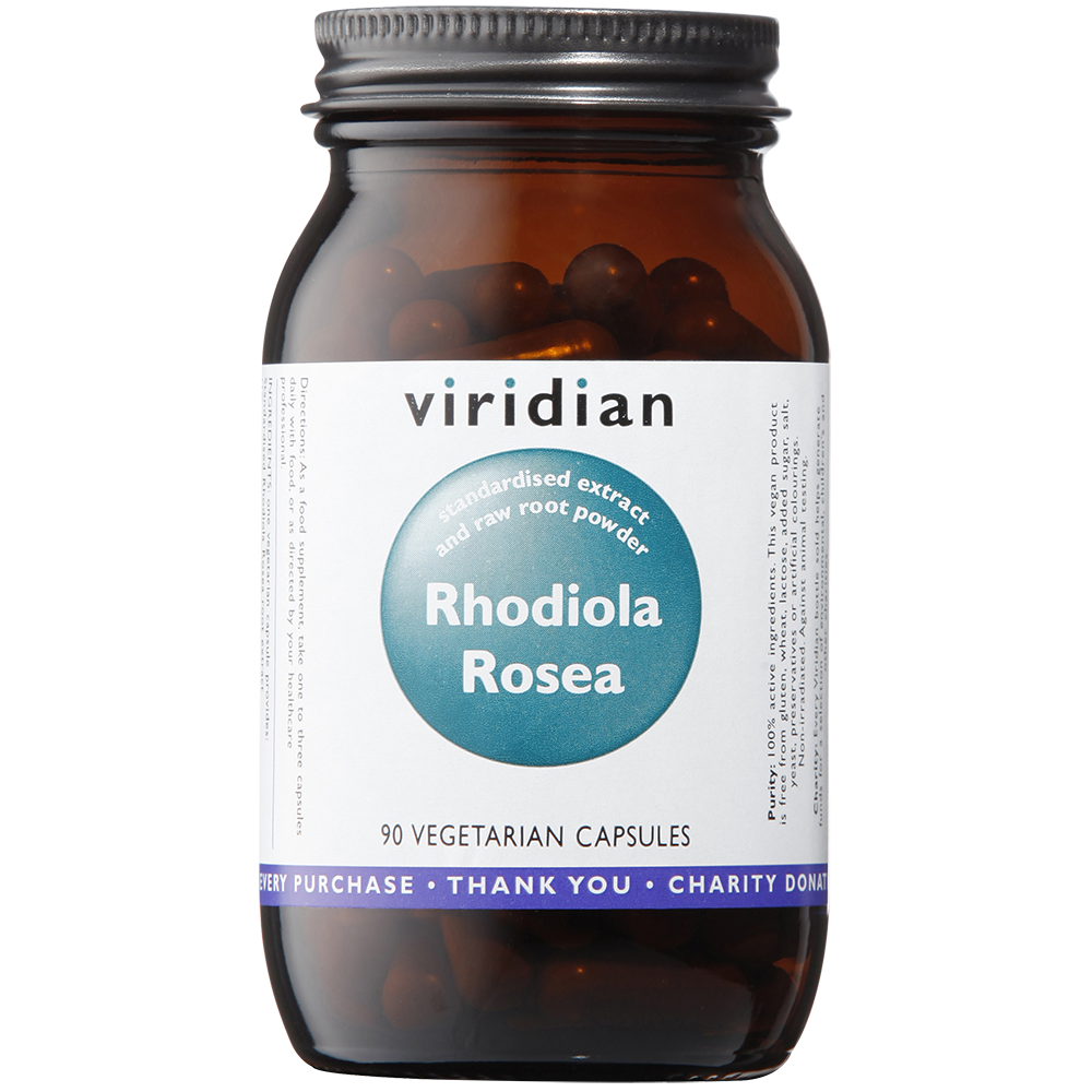 Viridian Rhodiola Rosea Extract Veg Caps 90 size #847