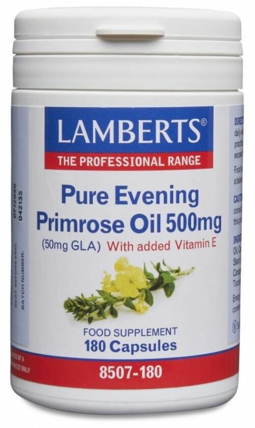 Lamberts Evening Primrose Oil 500mg (180 Caps) # 8507