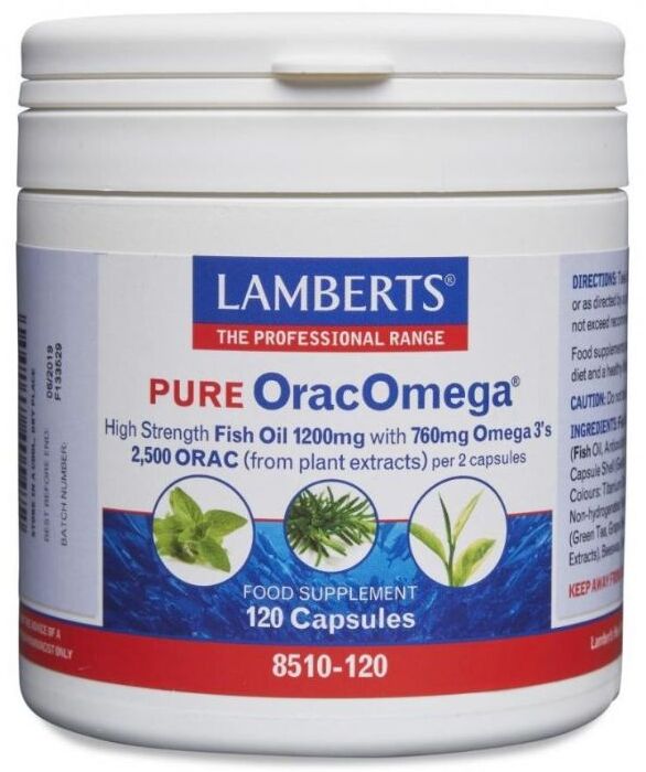 Lamberts OracOmega (EPA 390mg/DHA 260mg) 120 Caps # 8510