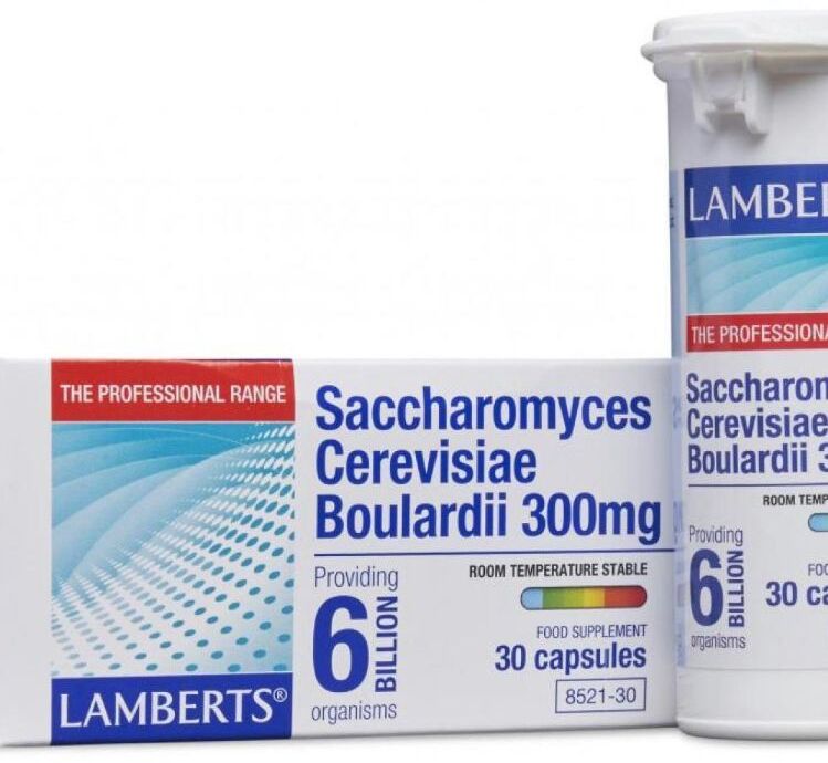 Lamberts Saccharomyces Cerevisiae Boulardii 300mg 6 Billion Organisms Per Capsule 30 Caps #8521