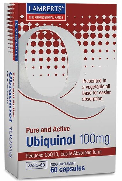 Lamberts Ubiquinol 100mg ( 60 Capsules) #8535