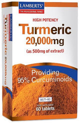 Lamberts Turmeric 20,000mg Extract ( 60 Tablets ) # 8571