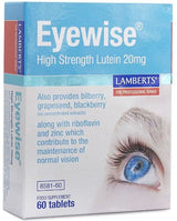 Lamberts Eyewise High strength Lutein 20mg ( 60 Tablets) # 8581