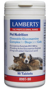 Lamberts Chewable Glucosamine Complex For Dogs (And Cats) 90 Tabs #8997