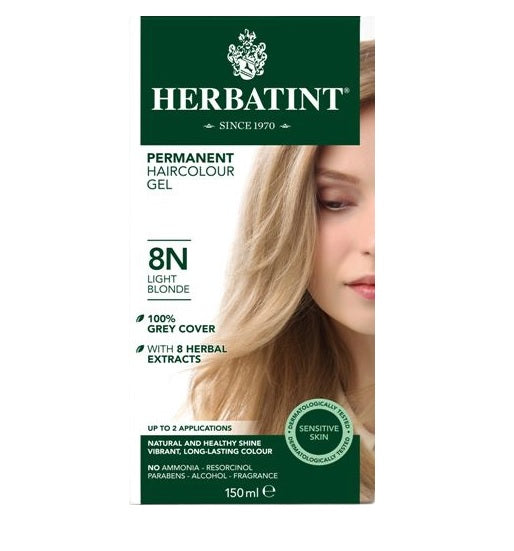 Herbatint Permanent Hair Colour 8N Light Blonde - Up to 34% Off