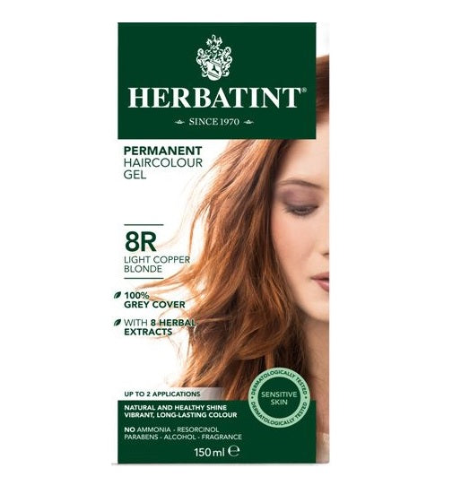 Herbatint Permanent Hair Colour 8R Light Copper Blonde - Up to 34% Off