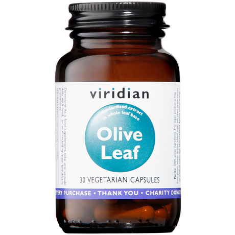 Viridian Olive Leaf Extract Veg Caps 30 size #905