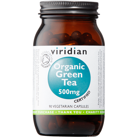 Viridian Green Tea 500mg Veg Caps 90 size #954