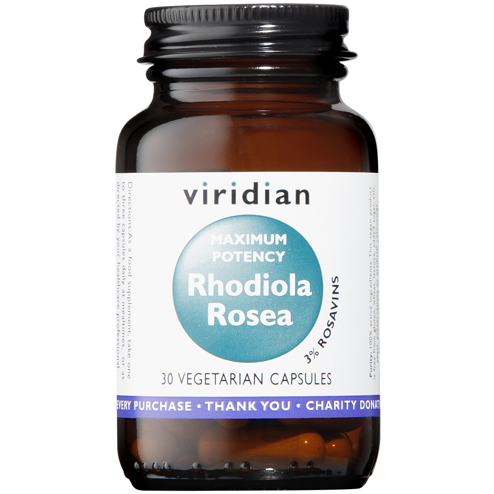 Viridian Rhodiola Rosea Extract (High Potency) Veg Caps 30 size #985 Up To 30% Off