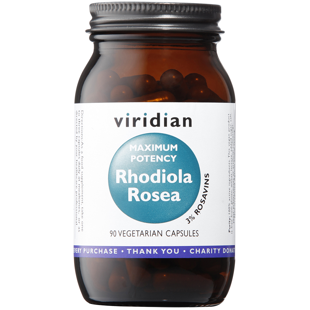 Viridian Rhodiola Rosea Extract (High Potency) Veg Caps 90 size #987